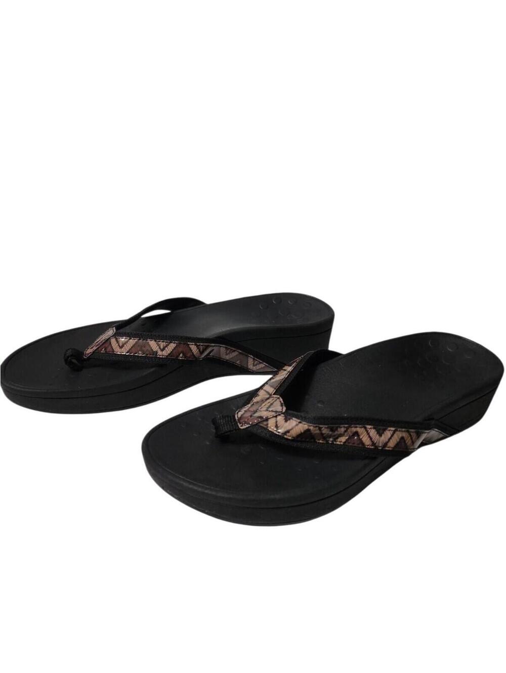 Vionic High Tide Wedge Platform Sandals Comfort Orthotic Womenss Size 10